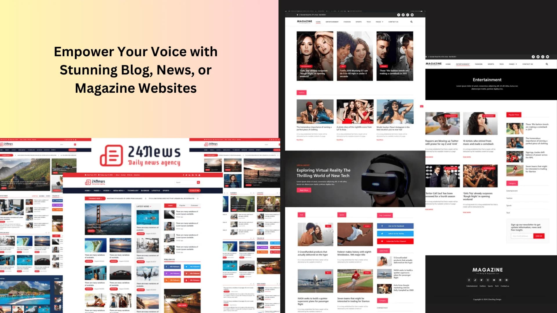 Crafting platforms that amplify your message and captivate your audience.